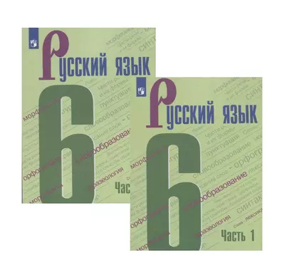 Русский язык. 6 класс. Учебник в двух частях (комплект из 2 книг) - фото 1