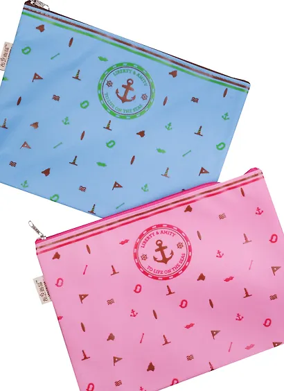 Папка на молнии А4 "Якорь", ткань, ассорти, Black Ant - фото 3