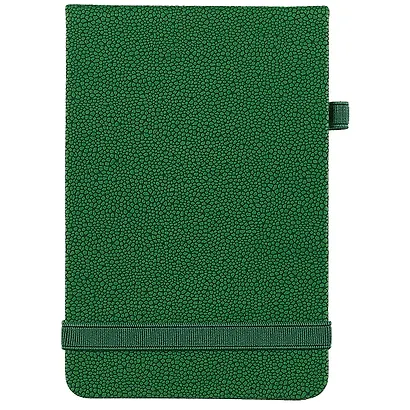 Репортёрская записная книжка Escalada «Шагрень», 60 листов, зелёная, А6 - фото 1