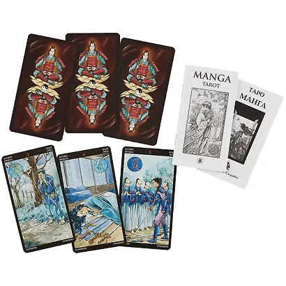 Manga Tarot Таро Манга (78 карт + мультияз. инстр.) (коробка) (EX126) - фото 3