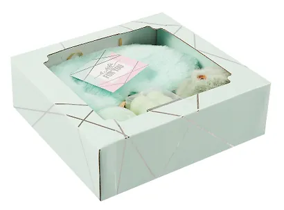 Подарочный набор Mint Dream (свеча,бомбочка, маска для сна, брелочек,открытка) (19х18) (12-Guangfa-P10) - фото 3