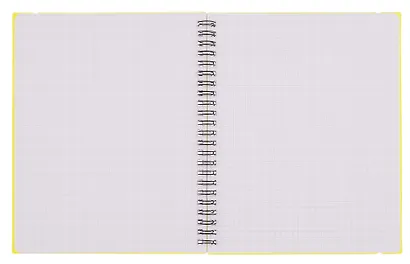 Тетрадь 80 листов, клетка, "Favorite Color. Neon Yellow" спираль - фото 3