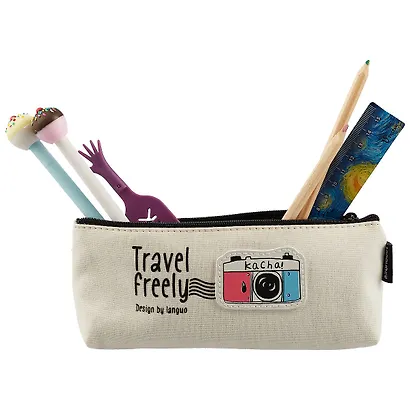 Пенал на молнии «Travel», 20 х 8 см - фото 2