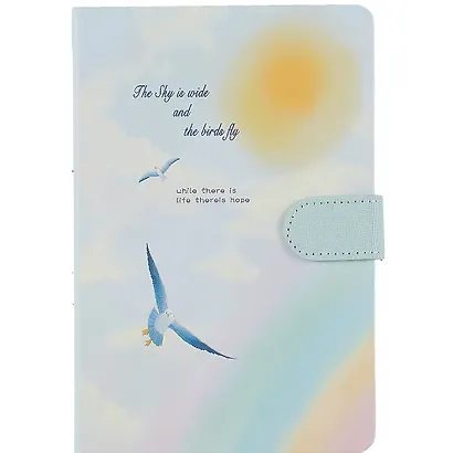 Блокнот с магнитной застежкой Небо и чайки Sky is wide (224стр) (13х19) - фото 5