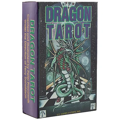 Таро Аввалон, Dragon Tarot Таро Дракона (карты+инструкция на англ. яз.) (коробка) (ПИ) - фото 1