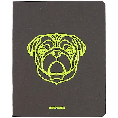 Тетрадь в клетку Listoff, "Total Black. Oh my dog", 48 листов, в ассортименте - фото 3