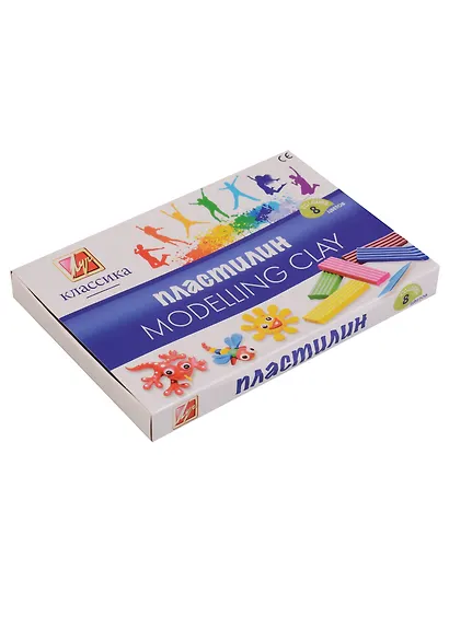 Пластилин 8 цветов 160гр "Классика" - фото 3