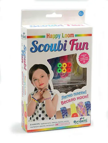 Набор для творчества, Набор для создания украшений Happy loom Scoubi Fun для начинающих 02038 - фото 1