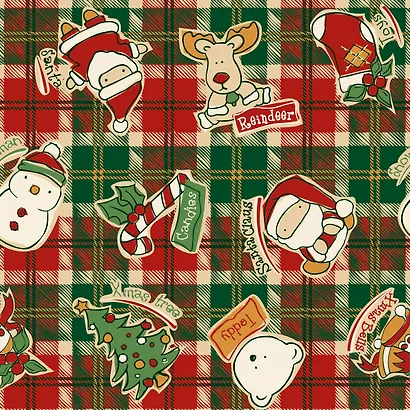 Бумага упаковочная 70*100 см "Red&Blue", в ассортименте - фото 5