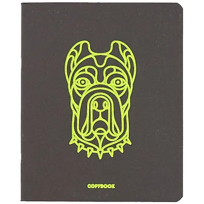 Тетрадь в клетку Listoff, "Total Black. Oh my dog", 48 листов, в ассортименте - фото 6