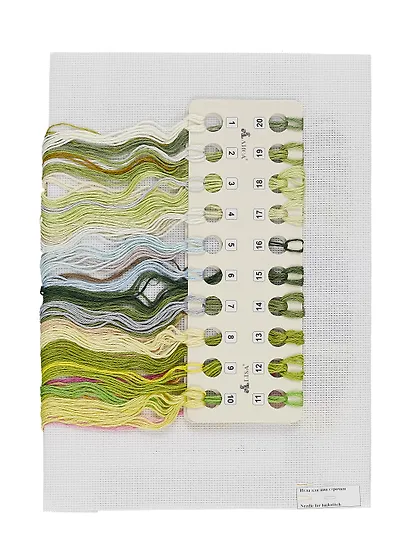 Набор для вышивания крестом "Родные просторы. Березки" - фото 3