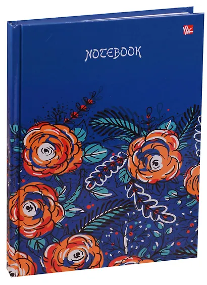 Книга для записей А5 130л кл. "Цветы. Акварель" 7БЦ, глянц. лам., Listoff - фото 4