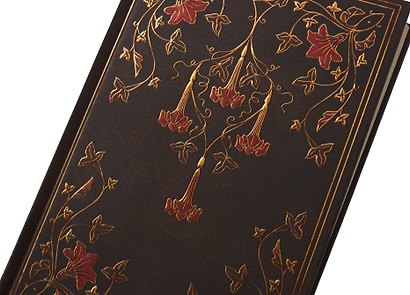 Книга для записей "Antiqua. Бордовый" А5, 128 л. в линейку, цв. внутрен. блок - фото 3