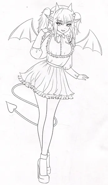 РАСКРАСКА А4 эконом. СУПЕР АНИМЕ - фото 4