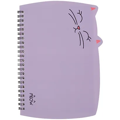 Тетрадь в клетку Meow, 80 листов, в ассортименте - фото 5