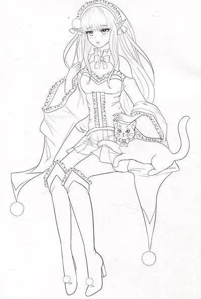 РАСКРАСКА Fashion Аниме. Magic style - фото 3