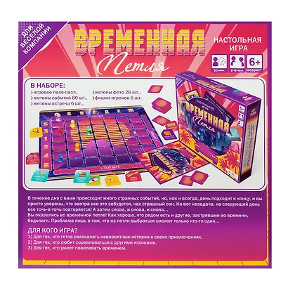 Настольная игра "Временная петля" - фото 4