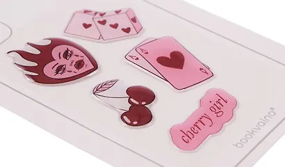 3D стикеры Cherry girl (5 шт) - фото 4