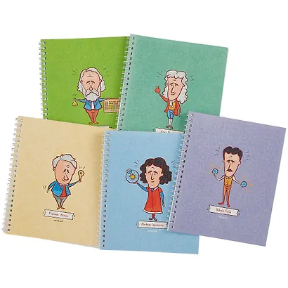 Тетрадь в клетку Listoff, "Величайшие умы", 48 листов, в ассортименте - фото 7