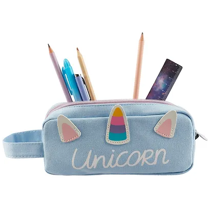 Косметичка на молнии Единорог (ПВХ) (20,5х9) (LG-11114) - фото 2