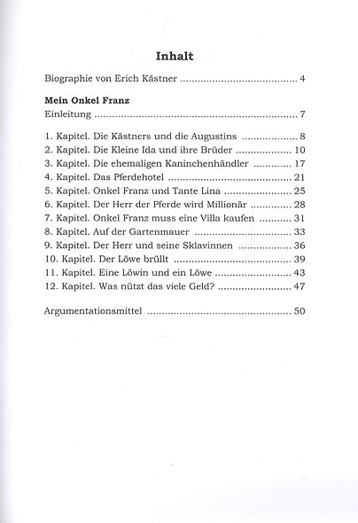 Mein Onkel Franz Уч. пос. по домашнему чтению (на нем. яз.) (м) Kastner - фото 2