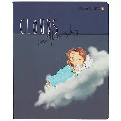 Тетрадь в клетку Альт, "Девочки в облаках", 48 листов, в ассортименте - фото 6