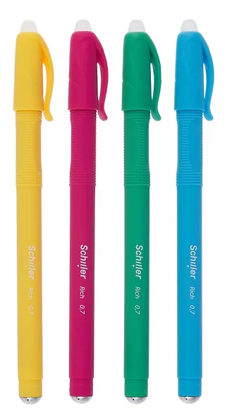 Ручка гелевая сo стираемыми чернилами синяя "Rich" 0,7 мм, в ассортименте, Schiller - фото 3