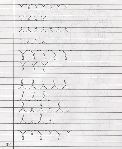Тетрадь с заданиями для развития детей. Дошкольные прописи в линию. Часть 2 - фото 2
