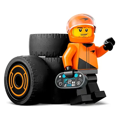 LEGO City: Пилот F1 на болиде McLaren, 86 деталей (60442) - фото 8
