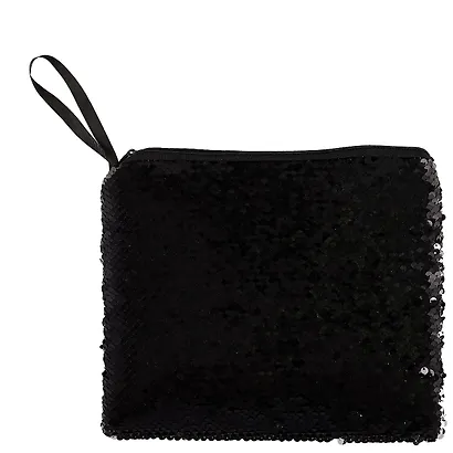 Сумка-шоппер с пайетками на молнии (24х20) (текстиль) - фото 7