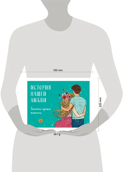 История нашей любви: запомни лучшие моменты. Альбом для влюбленных (авторская иллюстрация) - фото 4