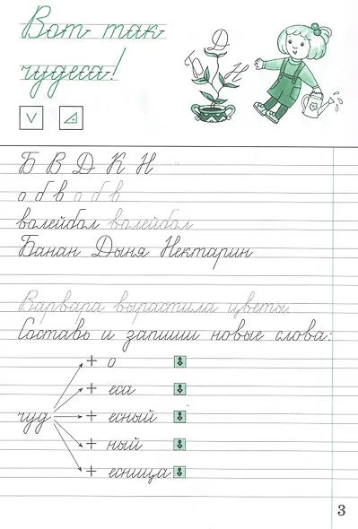 Русский язык. Чистописание. 2 класс. Рабочая тетрадь № 2 - фото 3