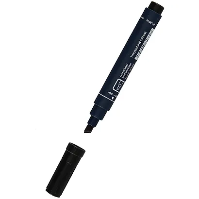 Маркер перманентный Centropen, Dry Safe, черный 2,5 мм - фото 2