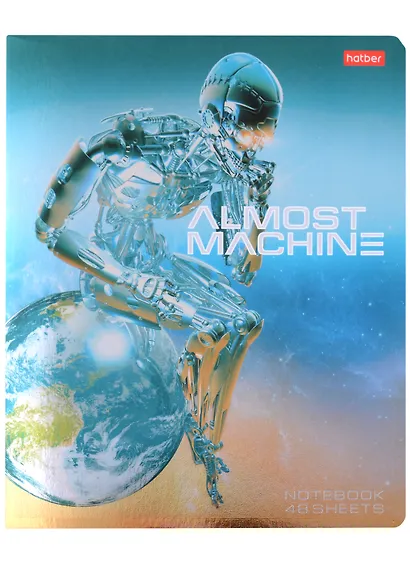 Тетрадь в клетку Hatber, "Кибер интеллект", 48 листов, в ассортименте - фото 3
