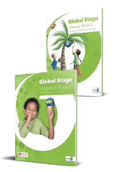 Global Stage 2. Literacy Book 2 and Language Book 2 with Navio App (комплект из 2 книг) - фото 1