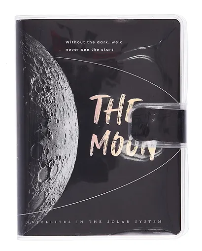 Записная книжка А6 80 листов в клетку, "The Moon", кнопка, в ассортименте - фото 3