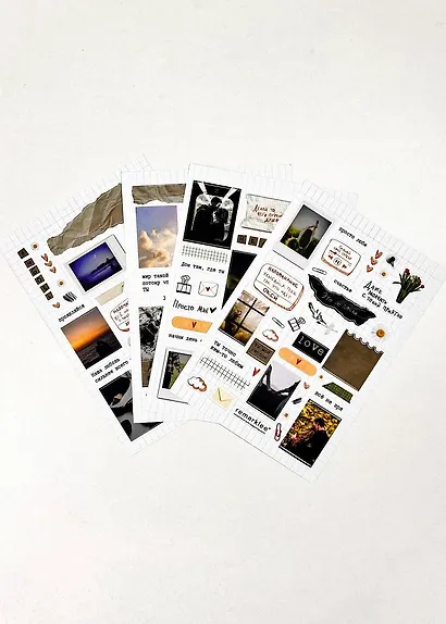 Набор стикеров Remarklee "Про любовь", 4 листа - фото 2