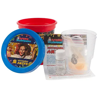 Набор для опытов, Серия Лучшие эксперименты Светящийся лизун Золотистый 120гр. - фото 2