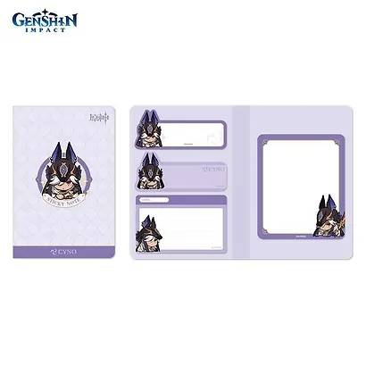 Блоки для записей, 4 штуки "Chibi Expression Cyno" диспенсер-книжка - фото 4