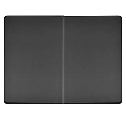 Ежедневник недат. А5 160л "Граниссо" черный, кожзам, тв.переплет, застежка-резинка, карман, тонир.блок, ляссе - фото 3