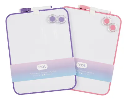 Доска магнитно-маркерная А4 "Pastel", 2 магнита, маркер, Yoi - фото 5