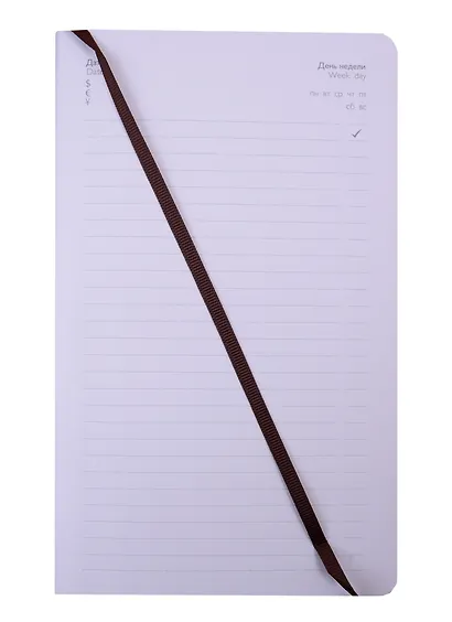 Ежедневник недат. А5 96л Спилок бронзовый, коричневый, кожзам, тв. переплет, застежка с кисточкой, офсет, ляссе - фото 4