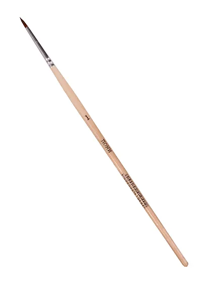 Кисть из волоса пони, круглая, № 1 - фото 2