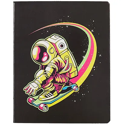 Тетрадь в клетку Academy Style, "Космос неон", 48 листов, в ассортименте - фото 5