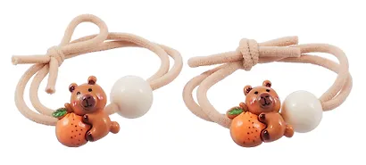 Набор резиночек «Капибары с мандарином», 2 штуки, пластик, Lafilaf - фото 3