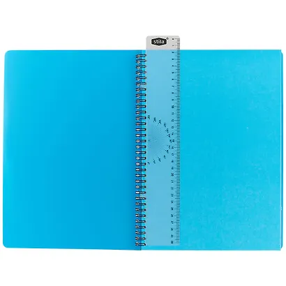 Тетрадь в клетку Stila, Neon Blue, А4, 96 листов - фото 2