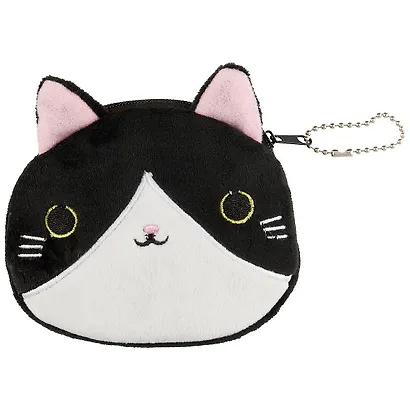 Косметичка-кошелек Мордочка котика 10см (текстиль) 12-12095-SM-03 - фото 1