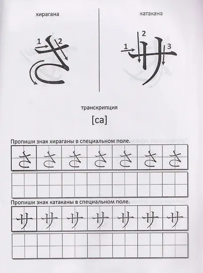 Японские прописи: хирагана и катакана - фото 4