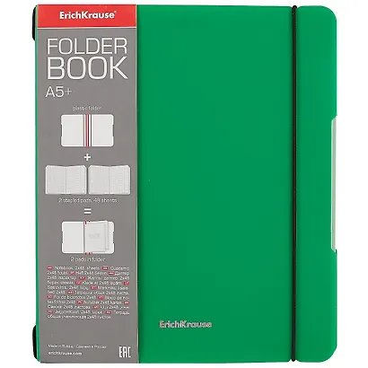 Тетрадь в клетку Erich Krause, Folder book, 96 листов, в ассортименте - фото 1