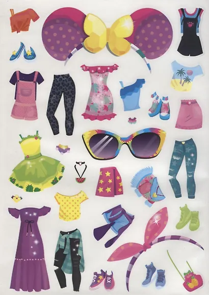 Дом моды "Мяу". В парке аттракционов. 60 многоразовых наклеек - фото 4